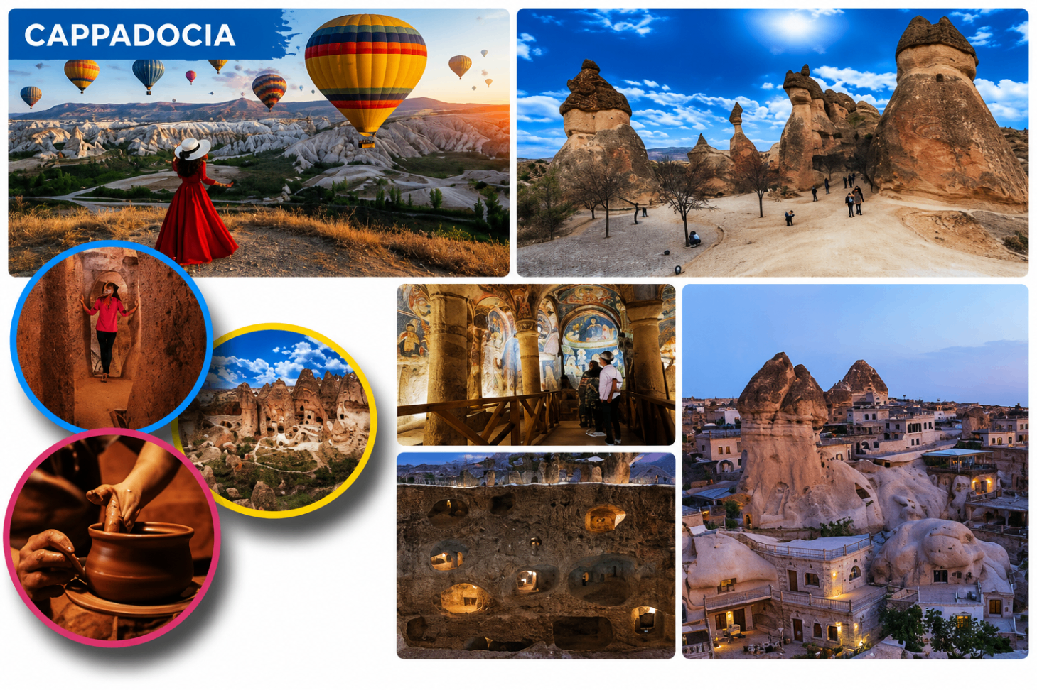 Cappadocia 2-Day Tour excursion in Side, Antalya