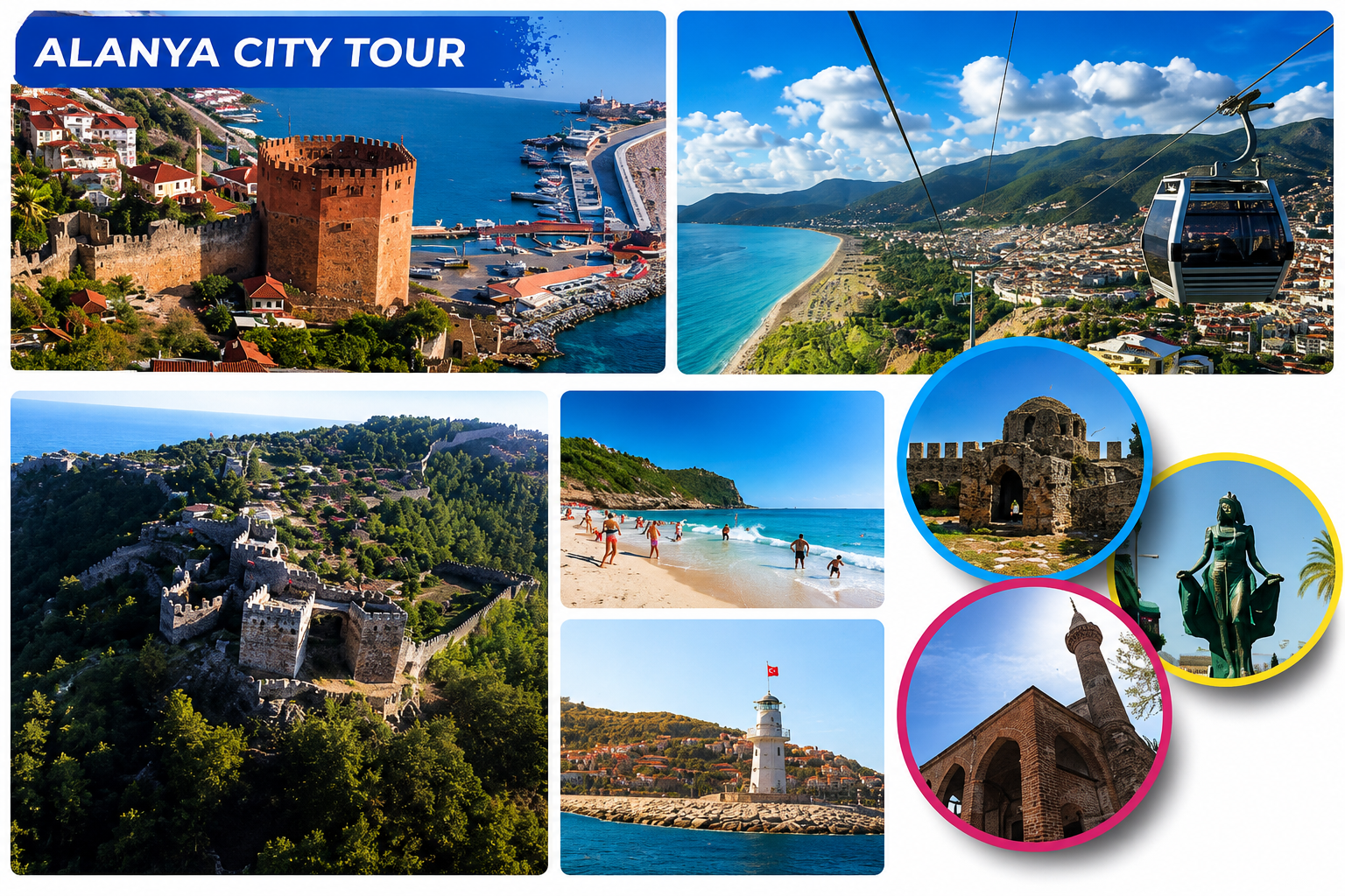 Alanya City Tour excursion in Side, Antalya